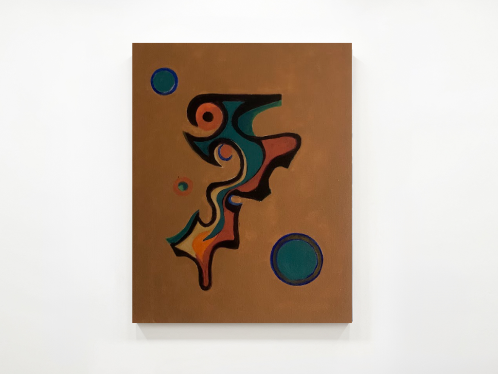 Abstract Art Beige Oil Painting